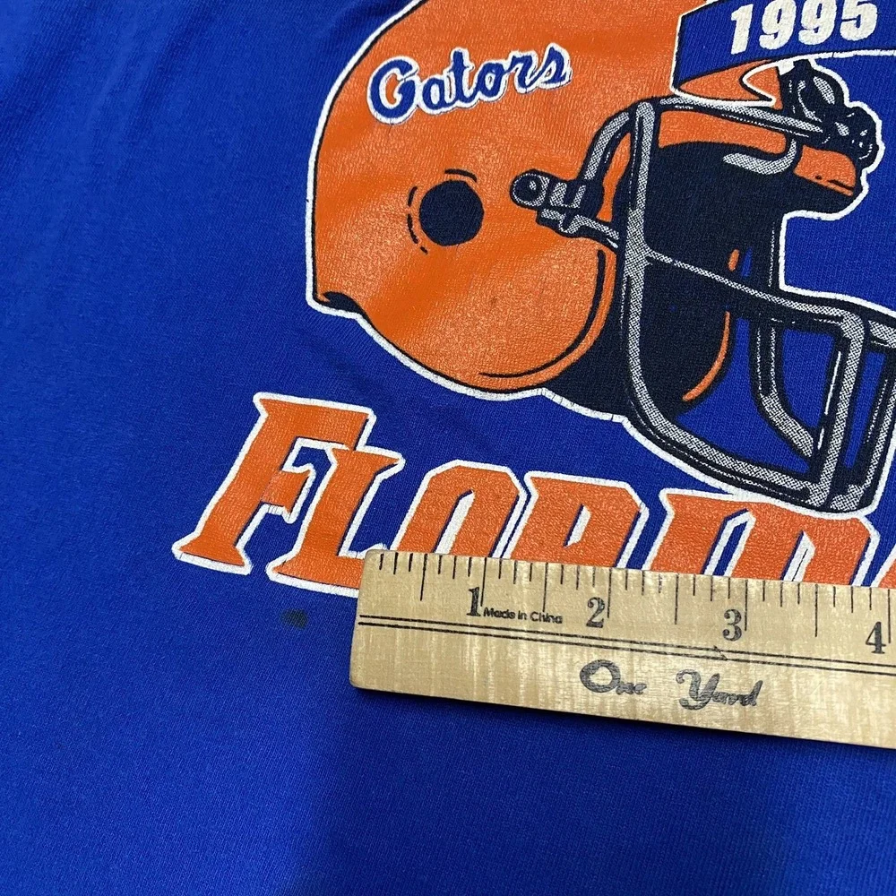 Vintage Florida Gators Football T Shirt Mens‎ XL Blue 1995 SEC Champions 90s UF